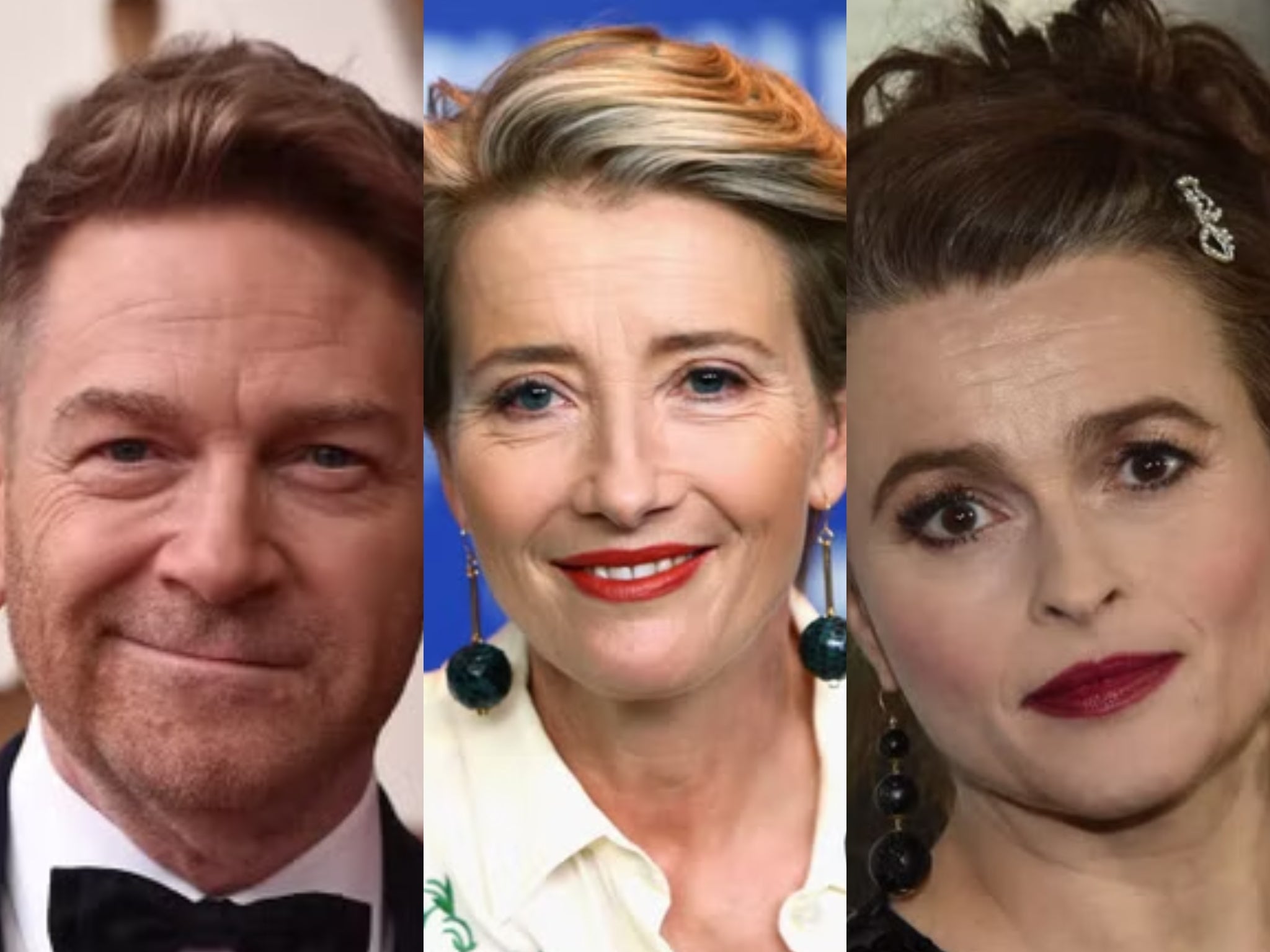 Emma Thompson nunca se percató del romance entre su exesposo Kenneth Branagh y Helena Bonham Carter
