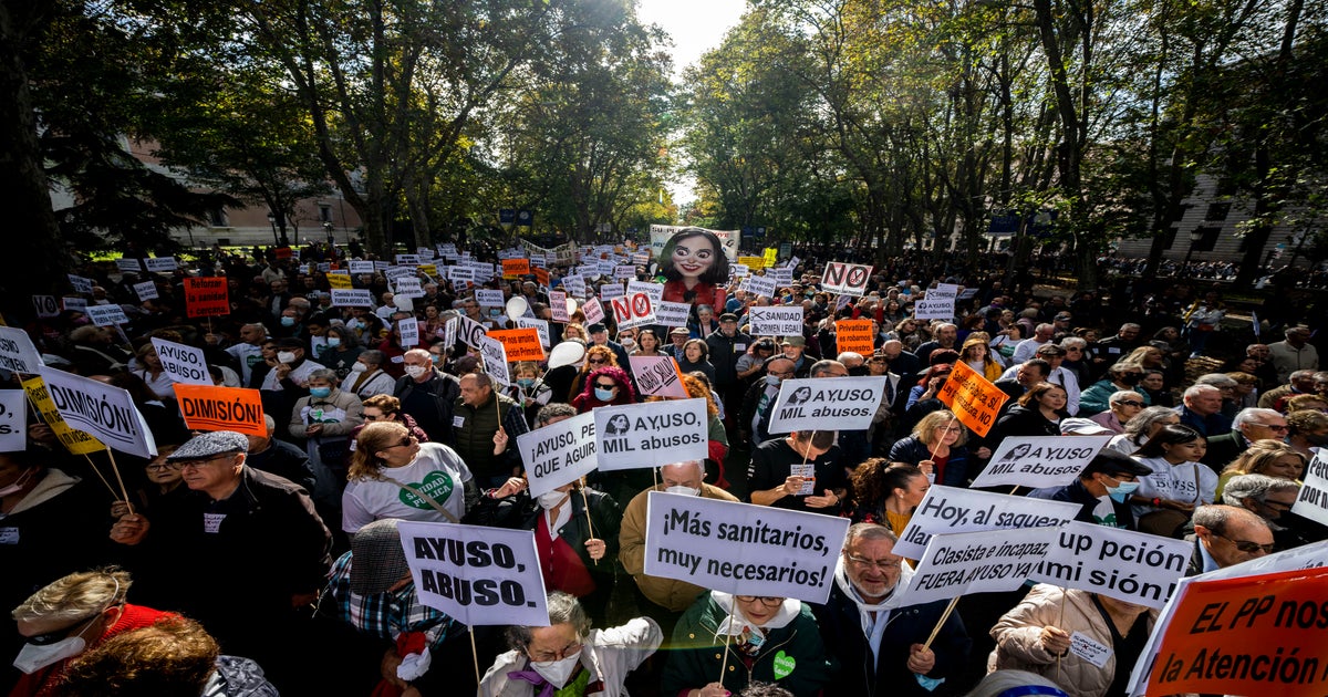 Trabajadores médicos protestan en Madrid | Independent Español