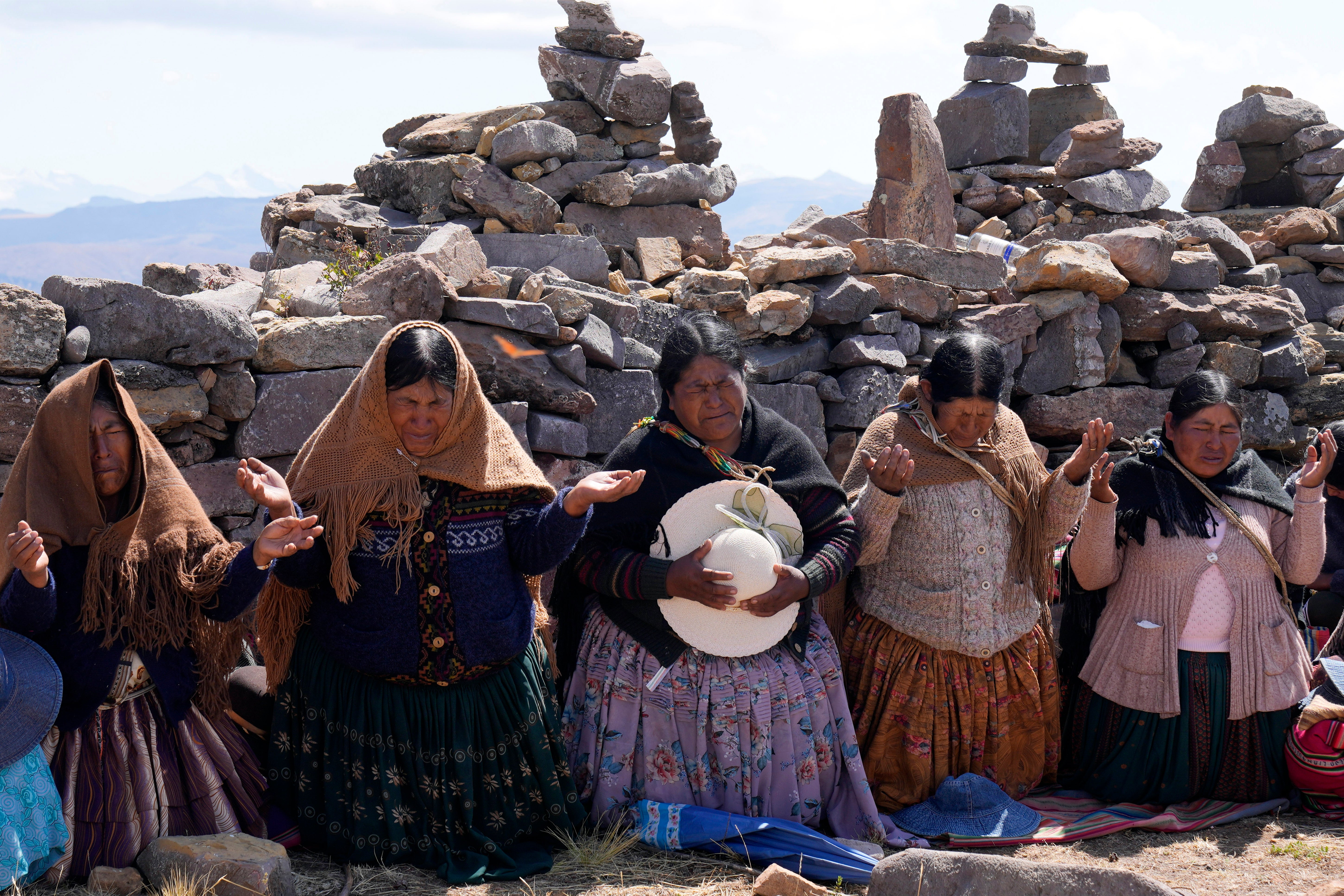 BOLIVIA-LLUVIAS PLEGARIA