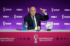 Infantino defiende a Qatar: 'Hay una doble moral'