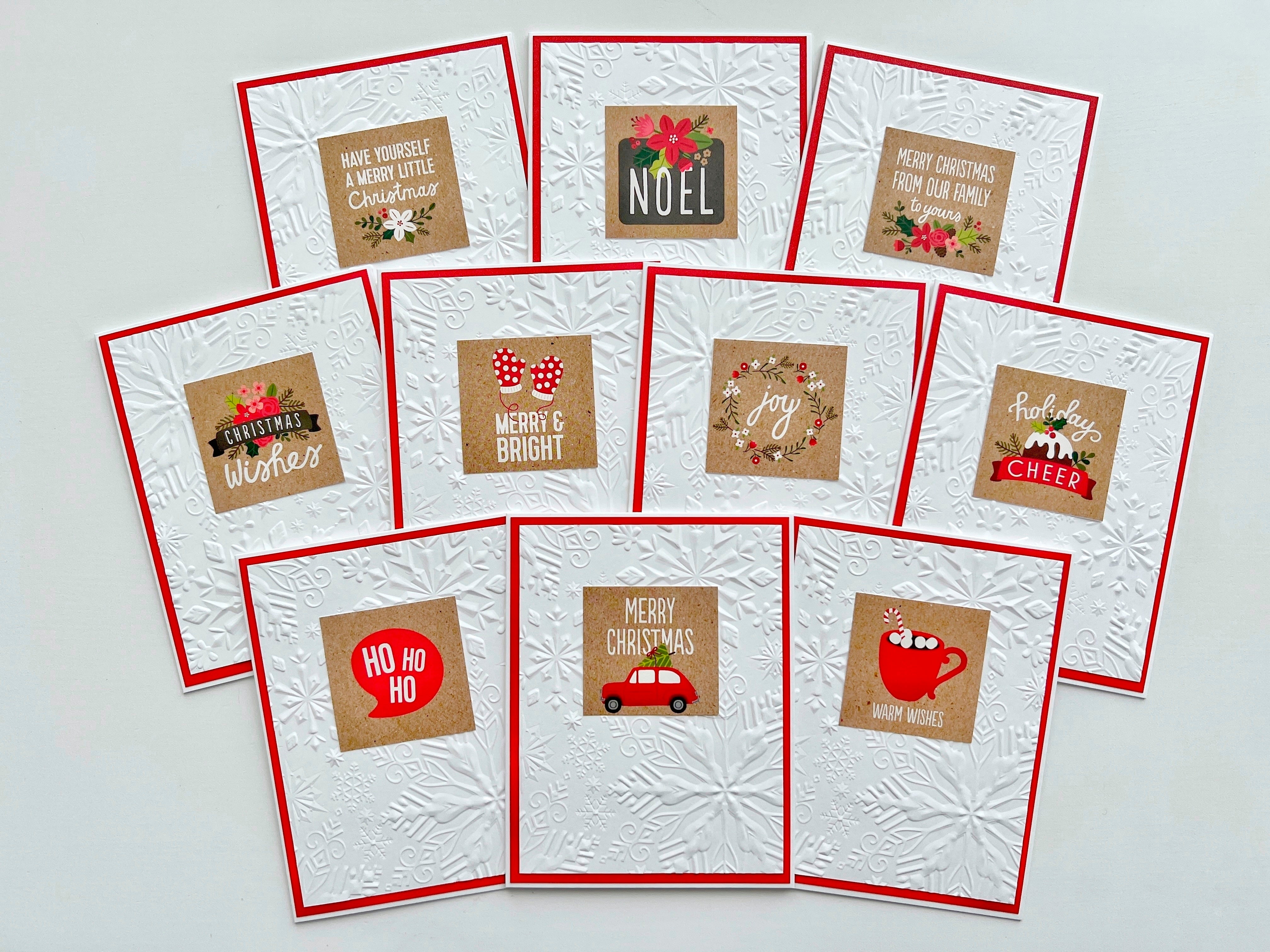 TARJETAS NAVIDEÑAS A MANO