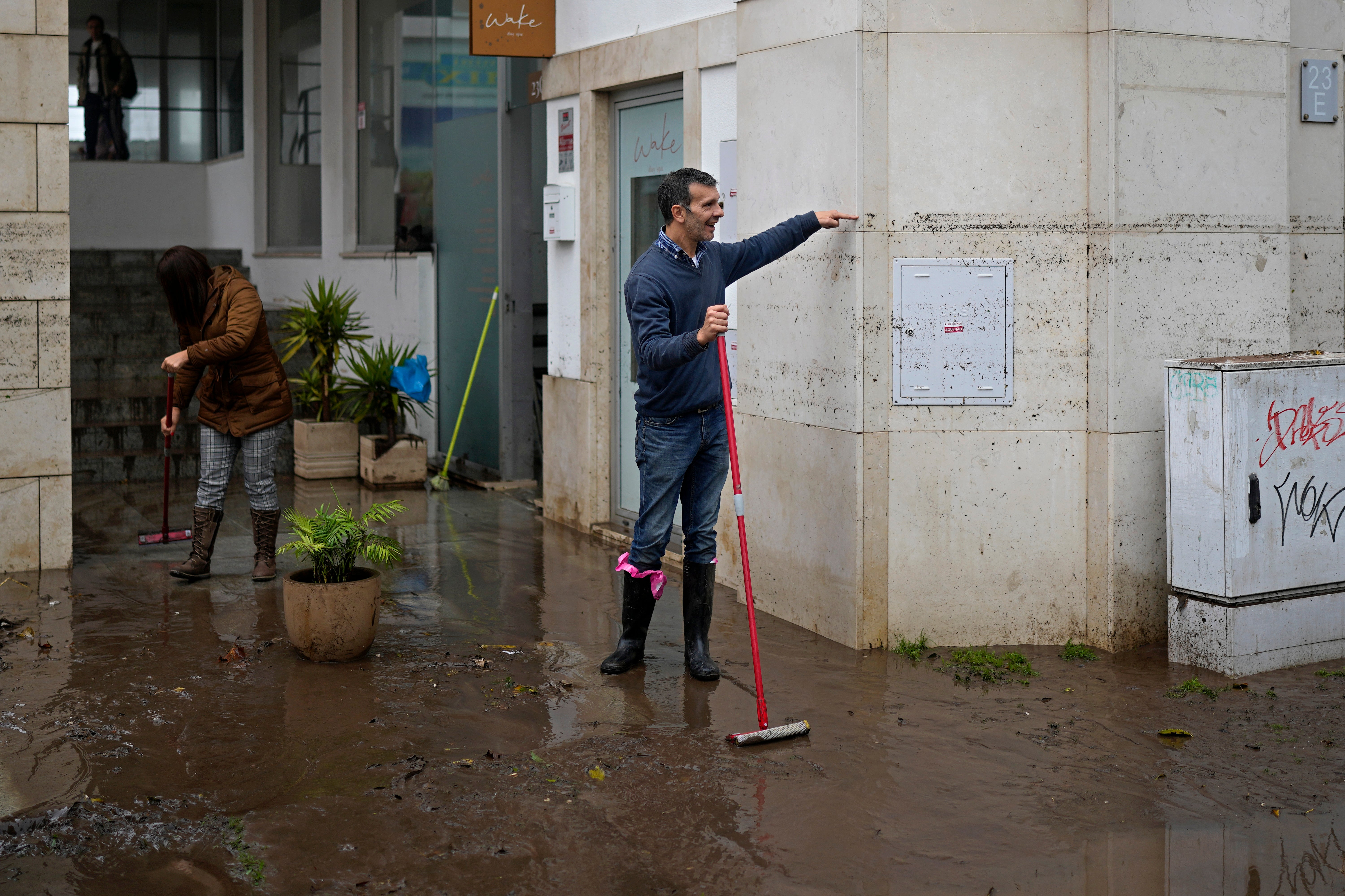 PORTUGAL-ESPAÑA TORMENTA
