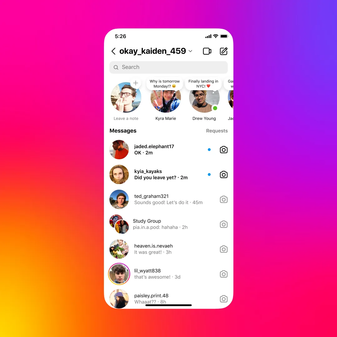 Instagram lanza nueva función de “Notas de Instagram”