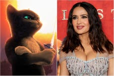 Salma Hayek Pinault vuelve a brindarle vida a Kitty Softpaws en ‘Puss in Boots: The Last Wish’