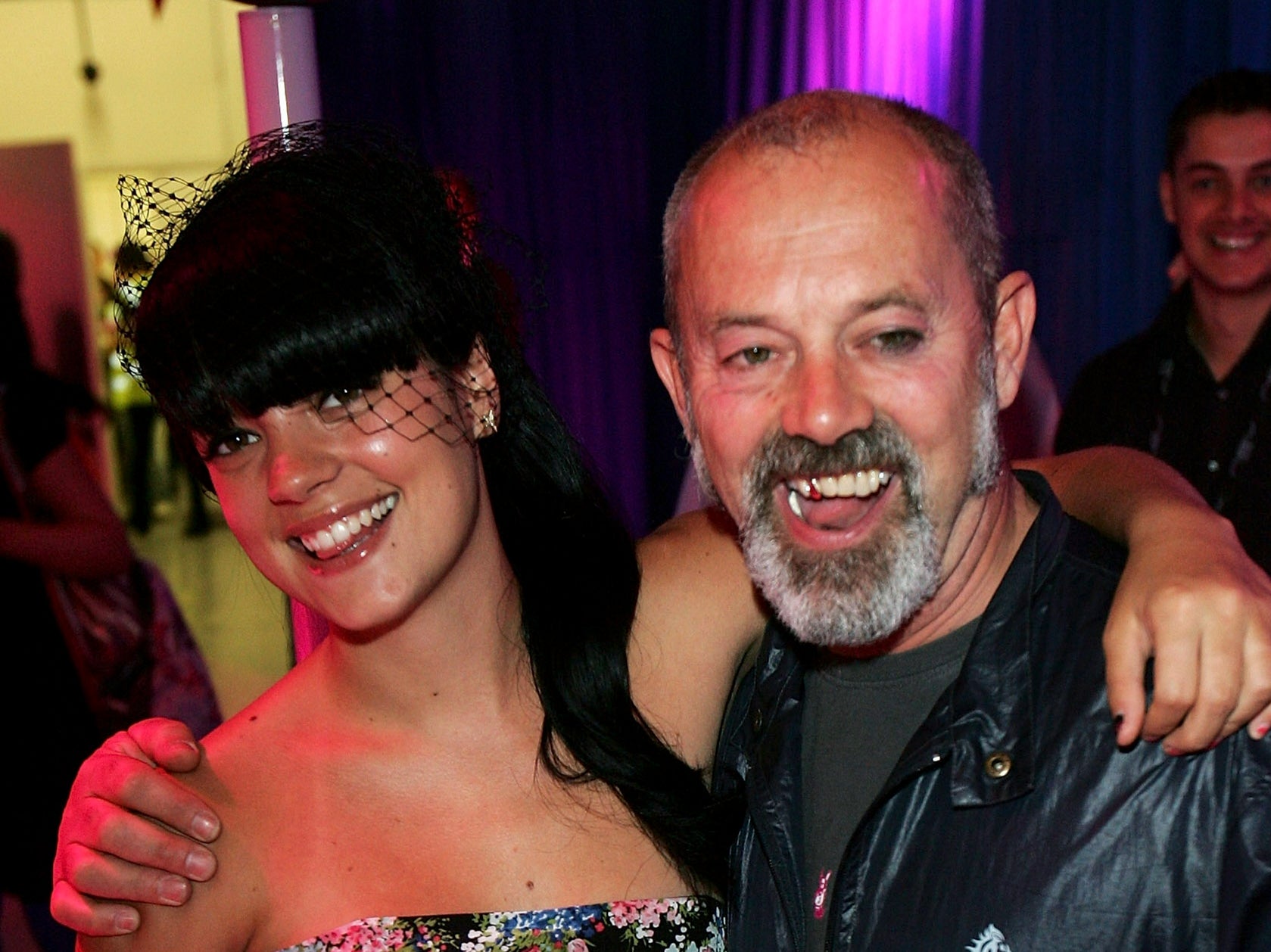 Lily y Keith Allen en 2007