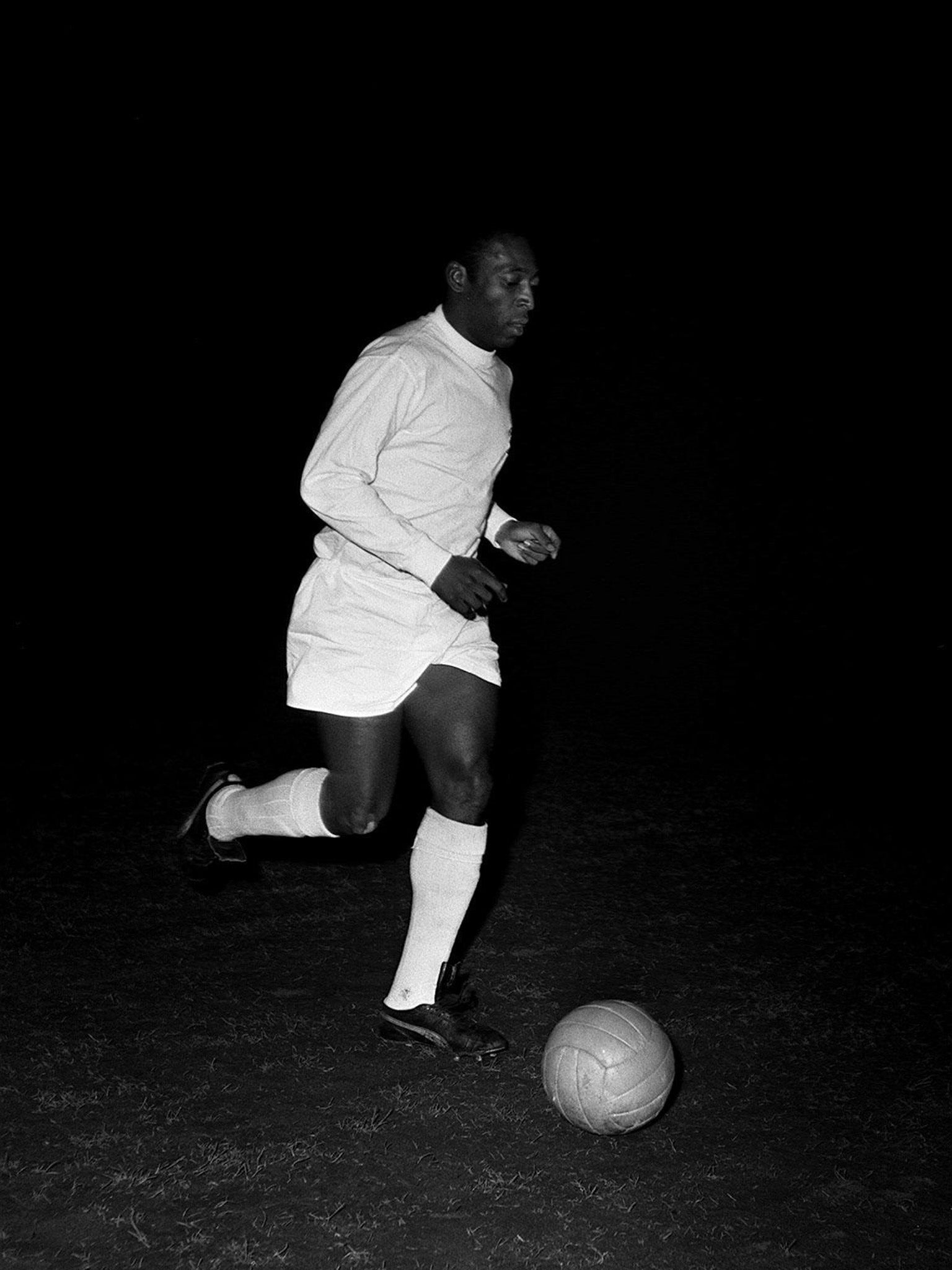 Pelé jugando en 1972