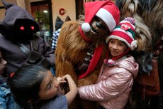Colombia: Niños se alegran con juguetes y club Star Wars
