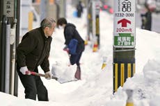 Nevadas en Japón dejan 17 muertos y decenas de lesionados