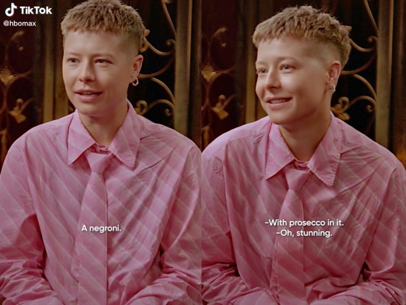 Emma D’Arcy dice que fue “muy halagador” convertirse en un meme por su cóctel favorito