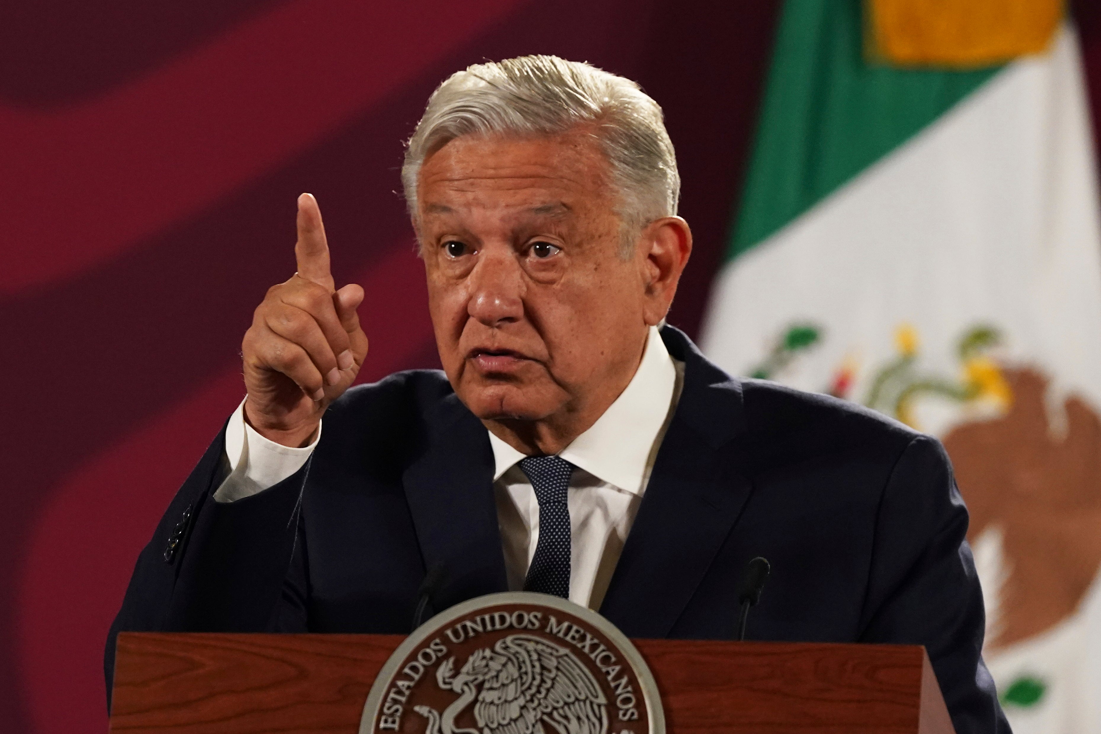 El presidente de México, Andrés Manuel López Obrador, afirmó que puso fin a “la espiral ascendente” de violencia en una conferencia de prensa el 27 de diciembre del año pasado.