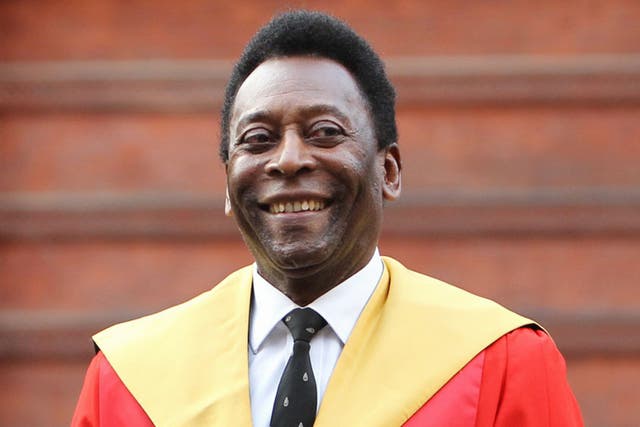 <p>Pele, one of football’s all-time greats, has died (Sean Dempsey/PA)</p>