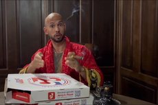 Andrew Tate intentó burlarse de Greta Thunberg y terminó arrestado en Rumania por una caja de pizza