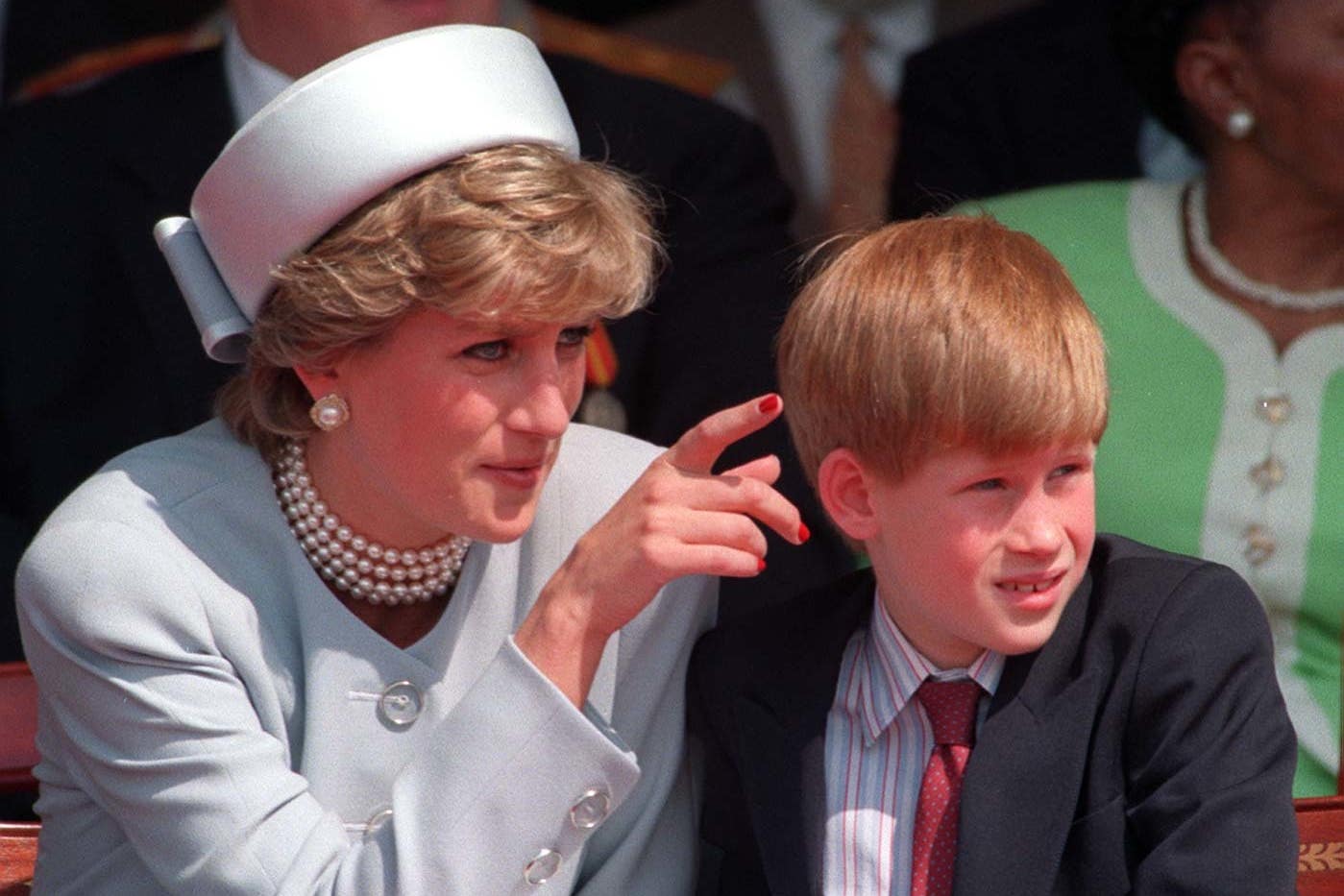 Harry’s book Spare tells of an encounter with a woman who relayed a message from his mother Diana, Princess of Wales (Martin Keene/PA)