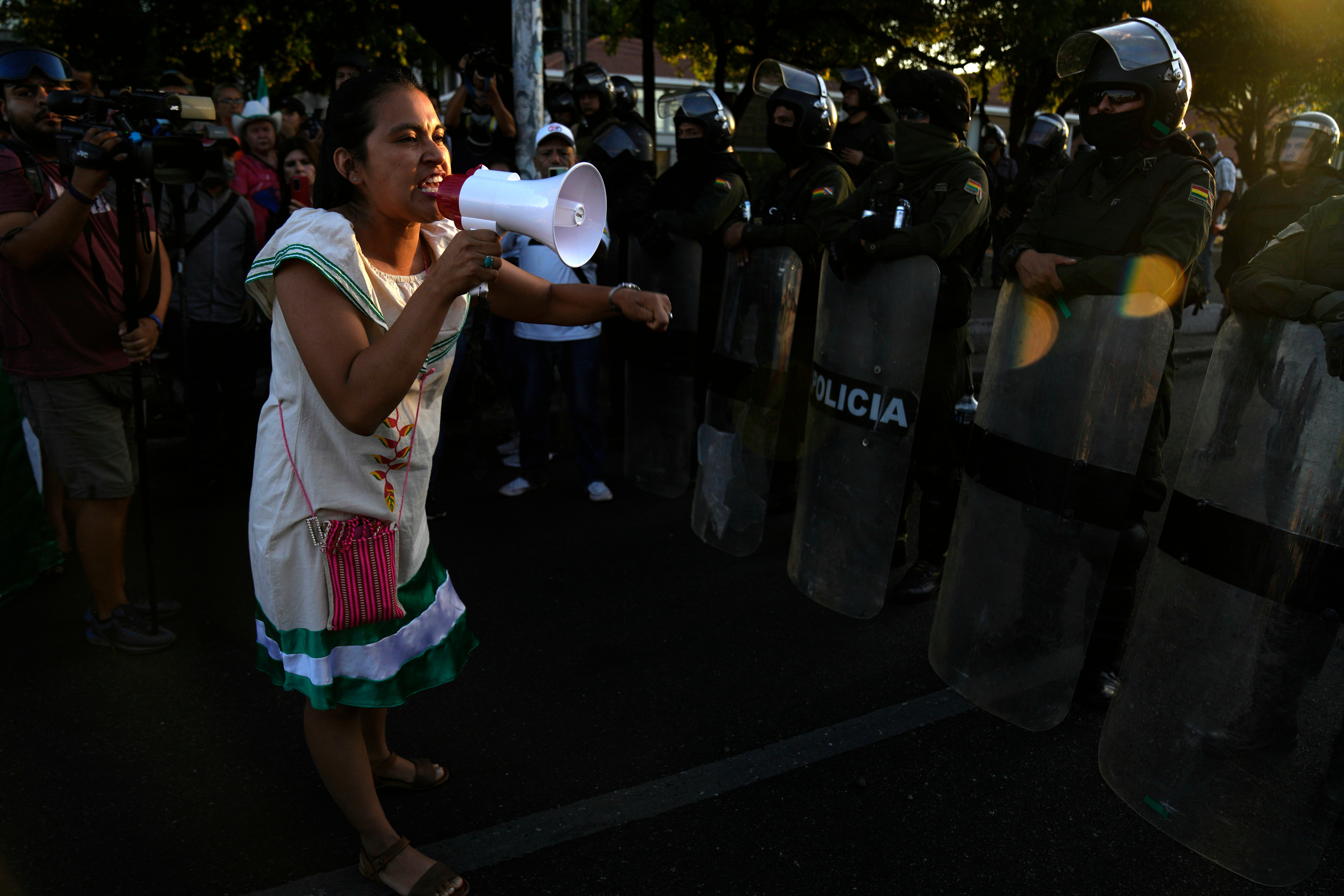 BOLIVIA-PROTESTAS OPOSICIÓN