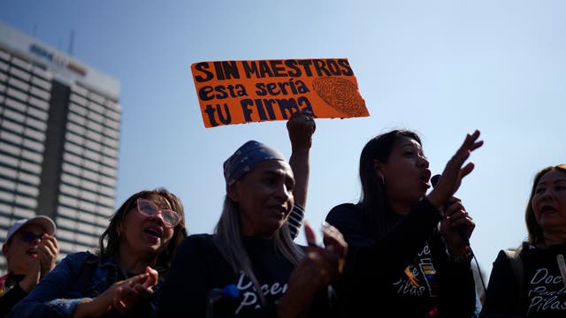 VENEZUELA-PROTESTA MAESTROS