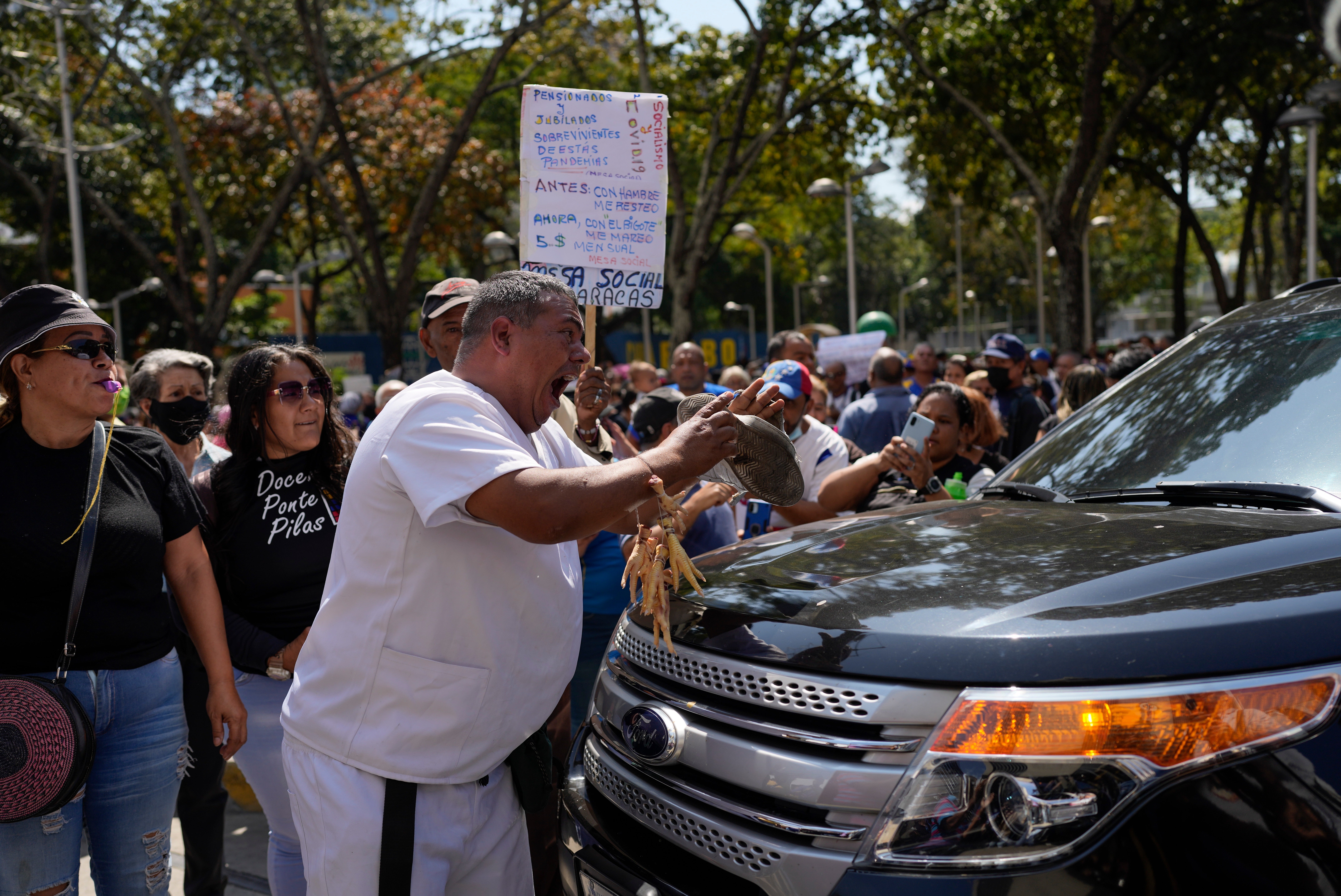 VENEZUELA-PROTESTA MAESTROS