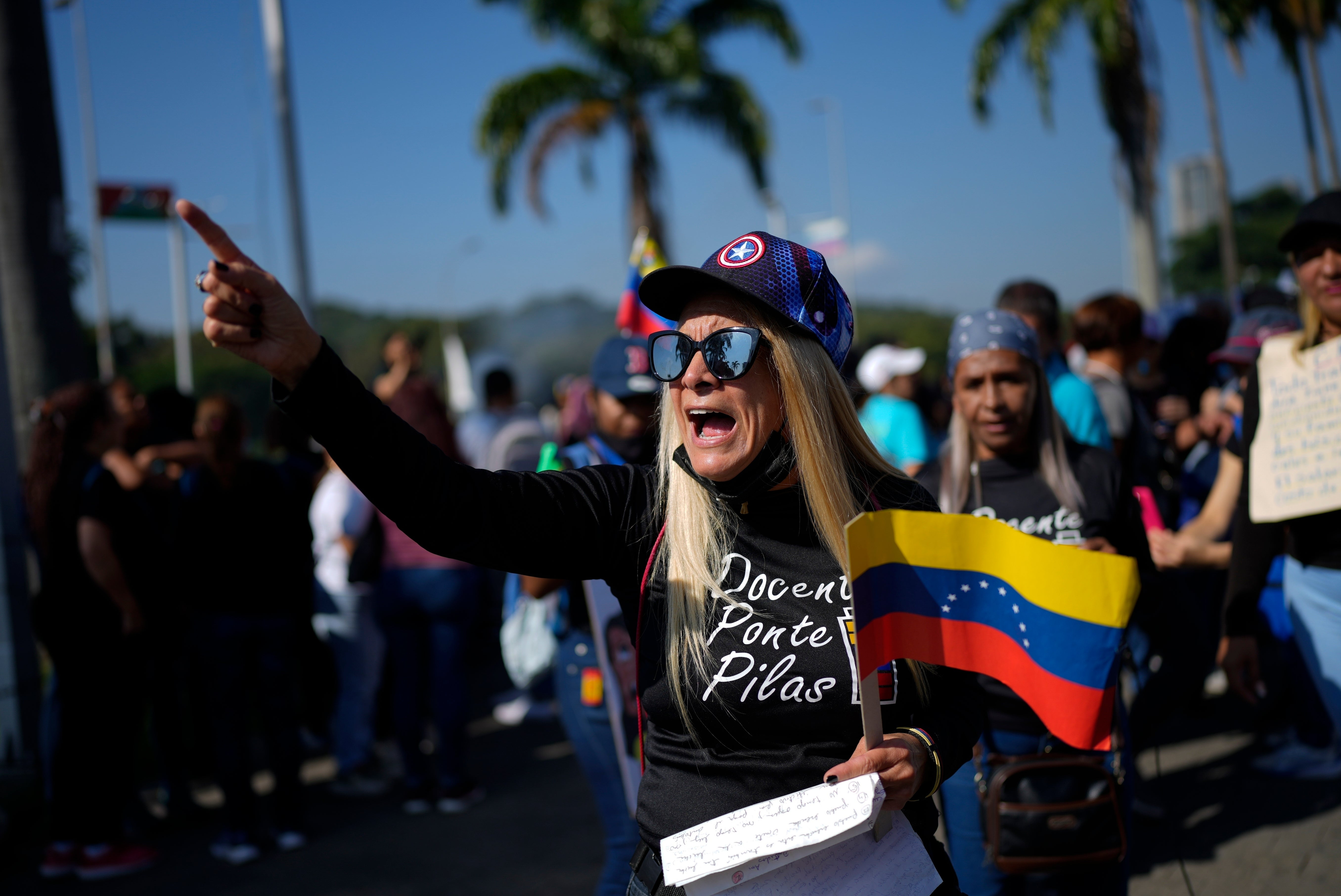 VENEZUELA-PROTESTA MAESTROS