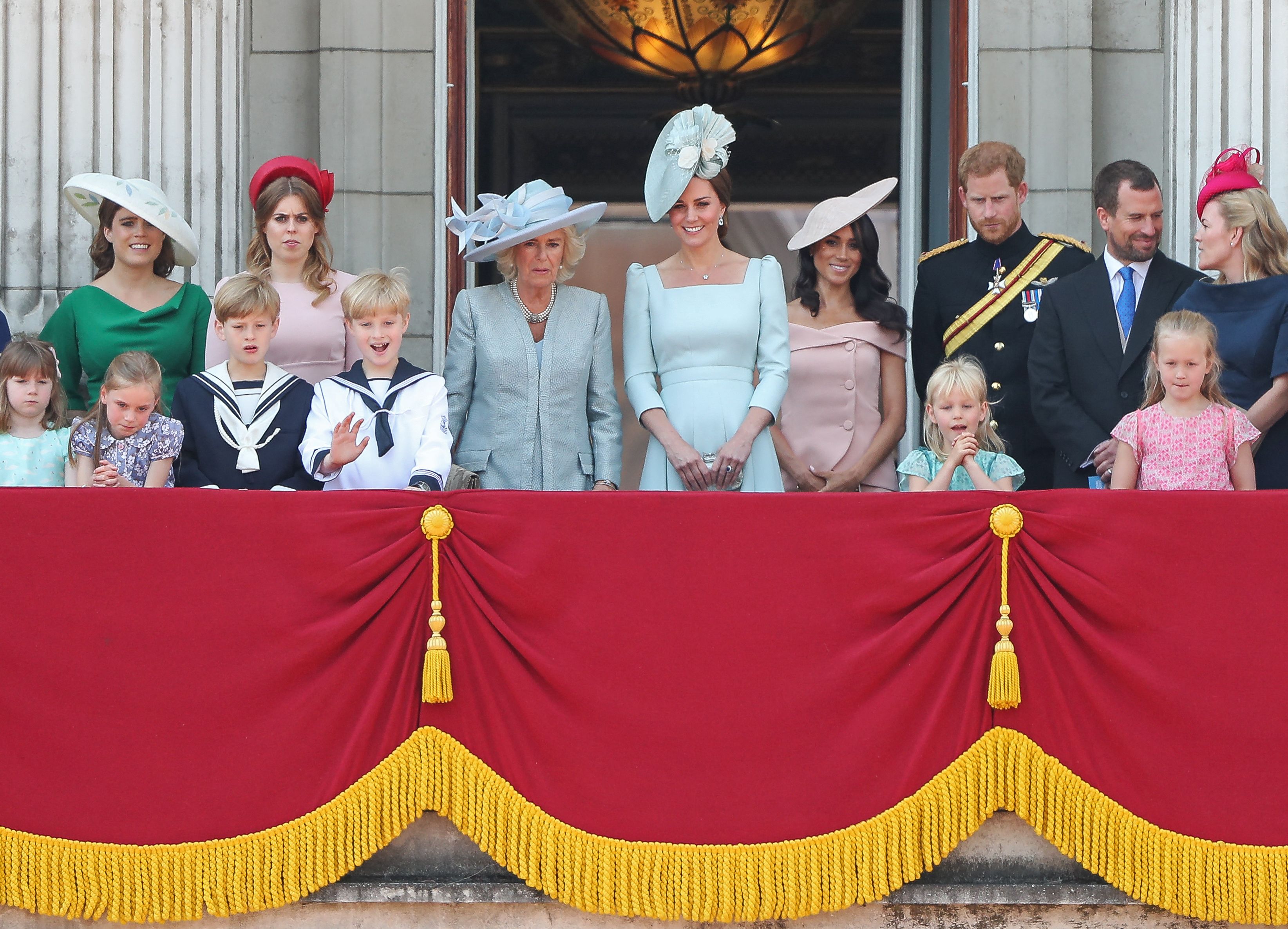 El duque y la duquesa de Sussex asistieron juntos al primer Trooping the Colour de 2018