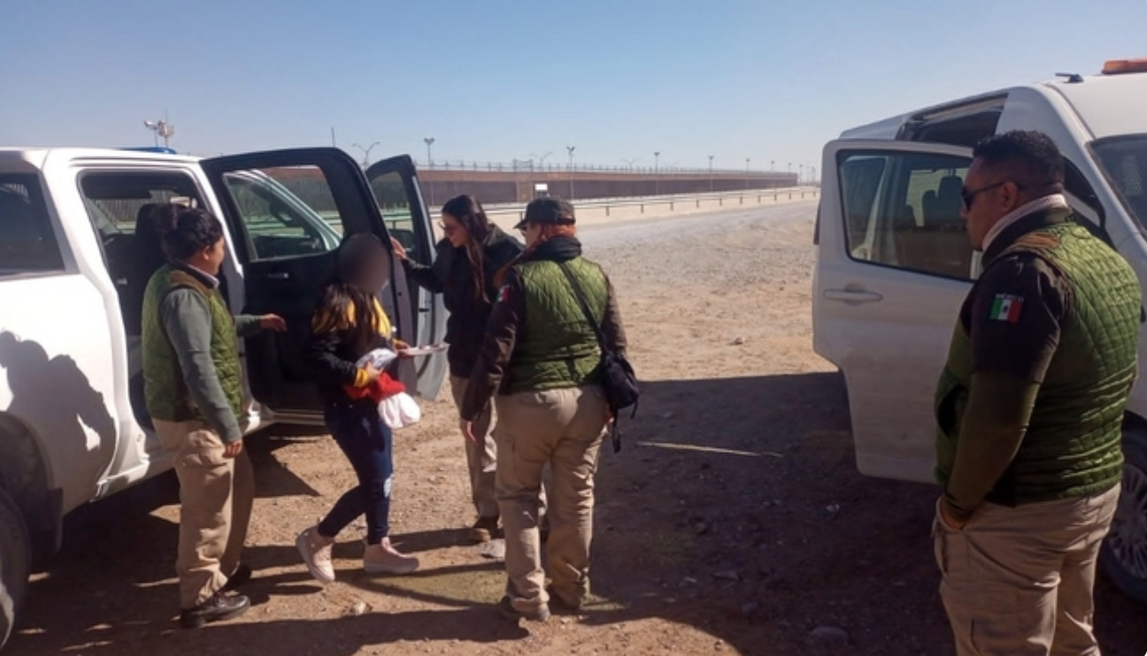 Rescata INM a 11 niñas, niños y adolescentes no acompañados en franja fronteriza de Ciudad Juárez