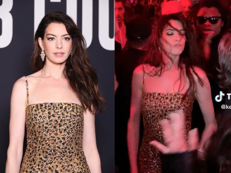 Vídeos de Anne Hathaway bailando durante fiesta de Valentino cautivan a los fans en redes sociales