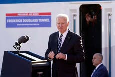 Biden celebra planes para arreglar viejo túnel ferroviario