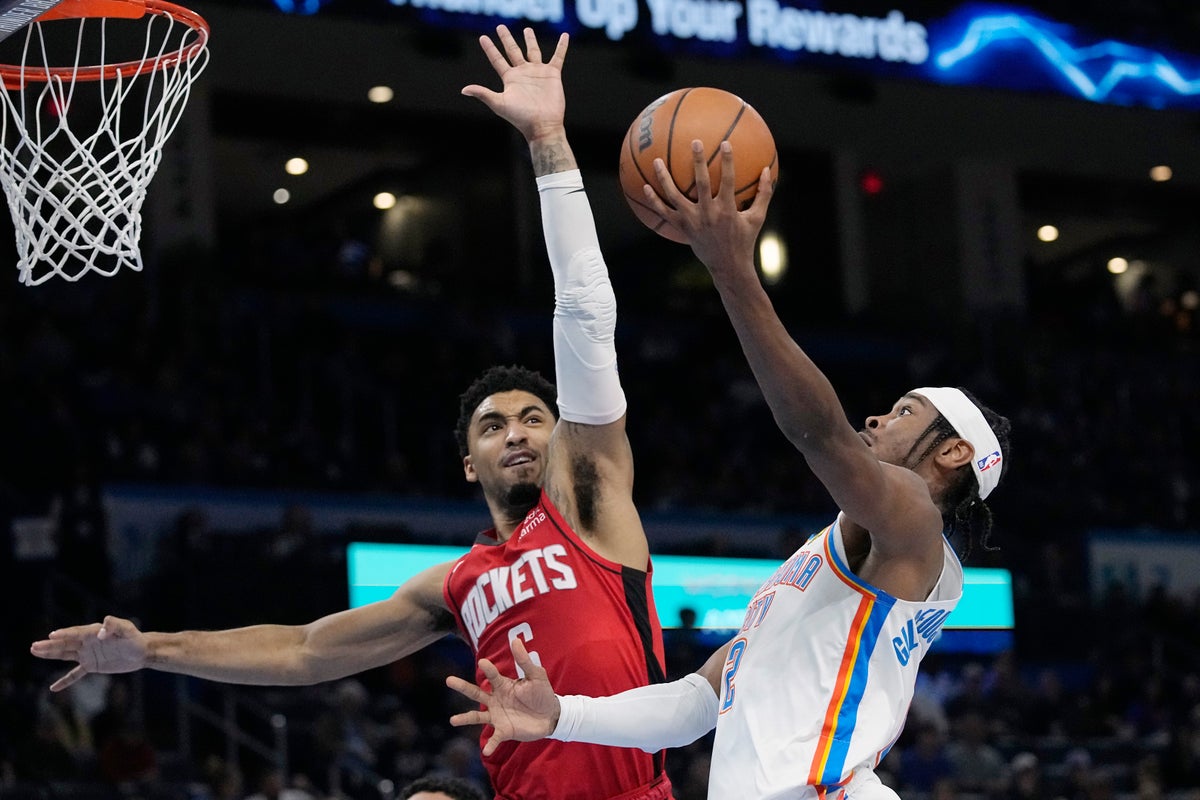 Willen Rockets Gilgeous-Alexander brilla con 42; Thunder arrolla a Rockets ...