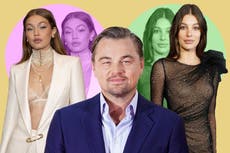 Leonardo DiCaprio sigue envejeciendo, pero sus novias se quedan de la misma edad