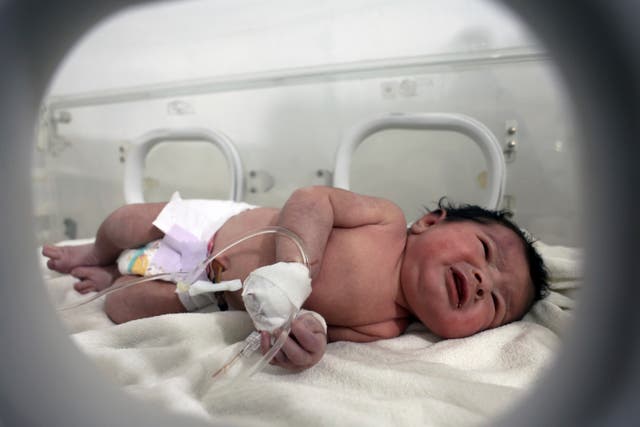 APTOPIX Siria Turquía Terremoto Rescate de recién nacidos