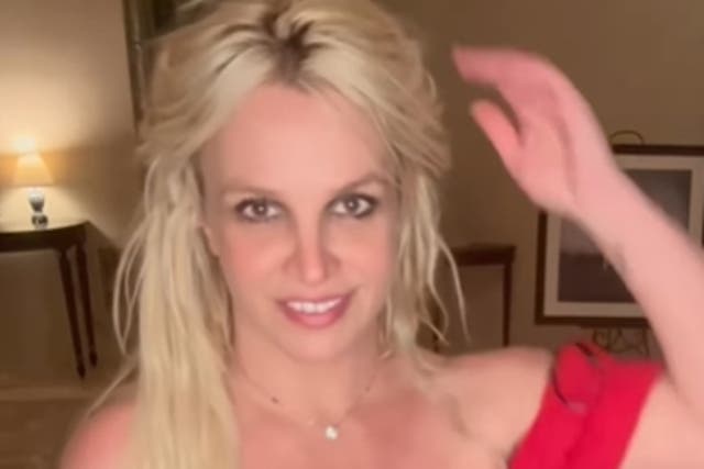 <p>Publicación en Instagram de Britney Spears en 2023</p>