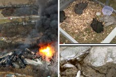 Descarrilamiento de un tren en Ohio provoca desastre ecológico: se reportan enfermedades y animales muertos