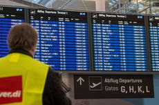 Huelga en aeropuertos cancela miles de vuelos en Alemania