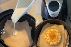 Martes de Carnaval: se hace viral en TikTok un supuesto truco para preparar hot cakes en una freidora de aire