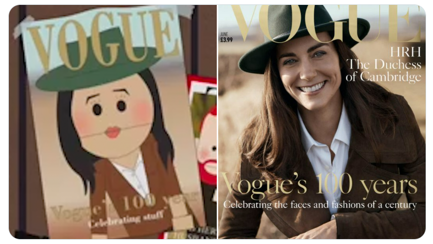 ‘Meghan’ en ‘South Park’ y la portada real de Kate