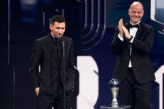 Messi y Argentina arrasan en los premios de la FIFA