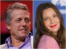 Hugh Grant se burla de su coprotagonista de comedia romántica Drew Barrymore