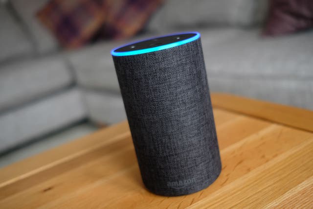 <p>Amazon Alexa was mentioned by the social care minister as one of the innovative tech opportunities for the social care sector (Andrew Matthews/PA)</p>
