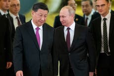 El presidente de China viaja a Moscú para reunirse con Putin
