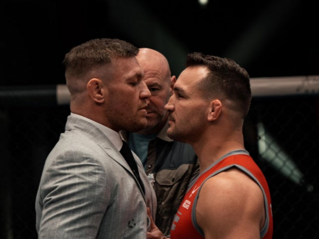 Conor McGregor y Michael Chandler se encaran durante la grabación de ‘The Ultimate Fighter’