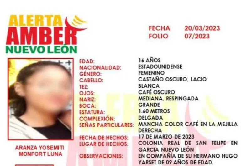 Hallan a hermanos estadounidenses de 9 y 16 años que habían desaparecido en México