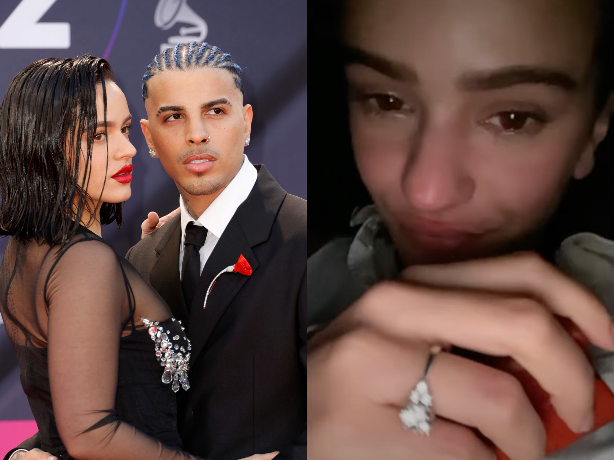 Rosalía y Rauw Alejandro terminan su relación luego de anunciar su compromiso a principios de año