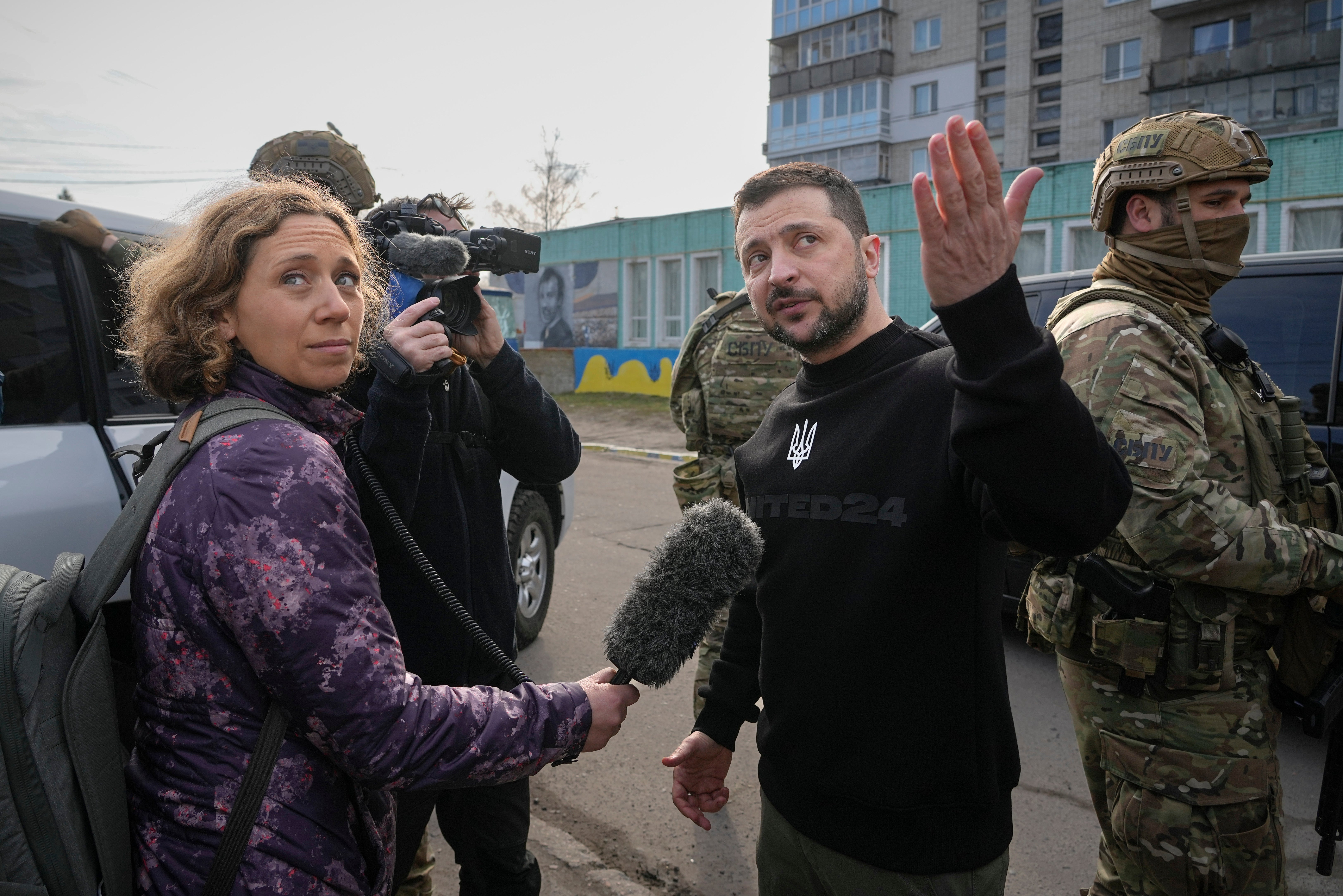 UCRANIA-GUERRA-ZELENSKYY-RECORRIDOS