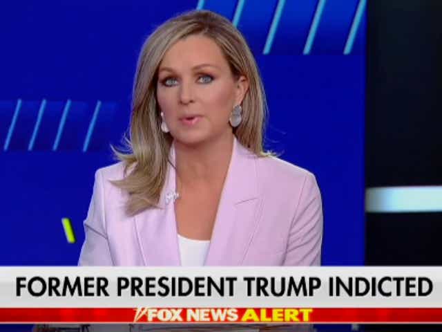 Una alerta de Fox News con el cartel ‘Expresidente Trump acusado’