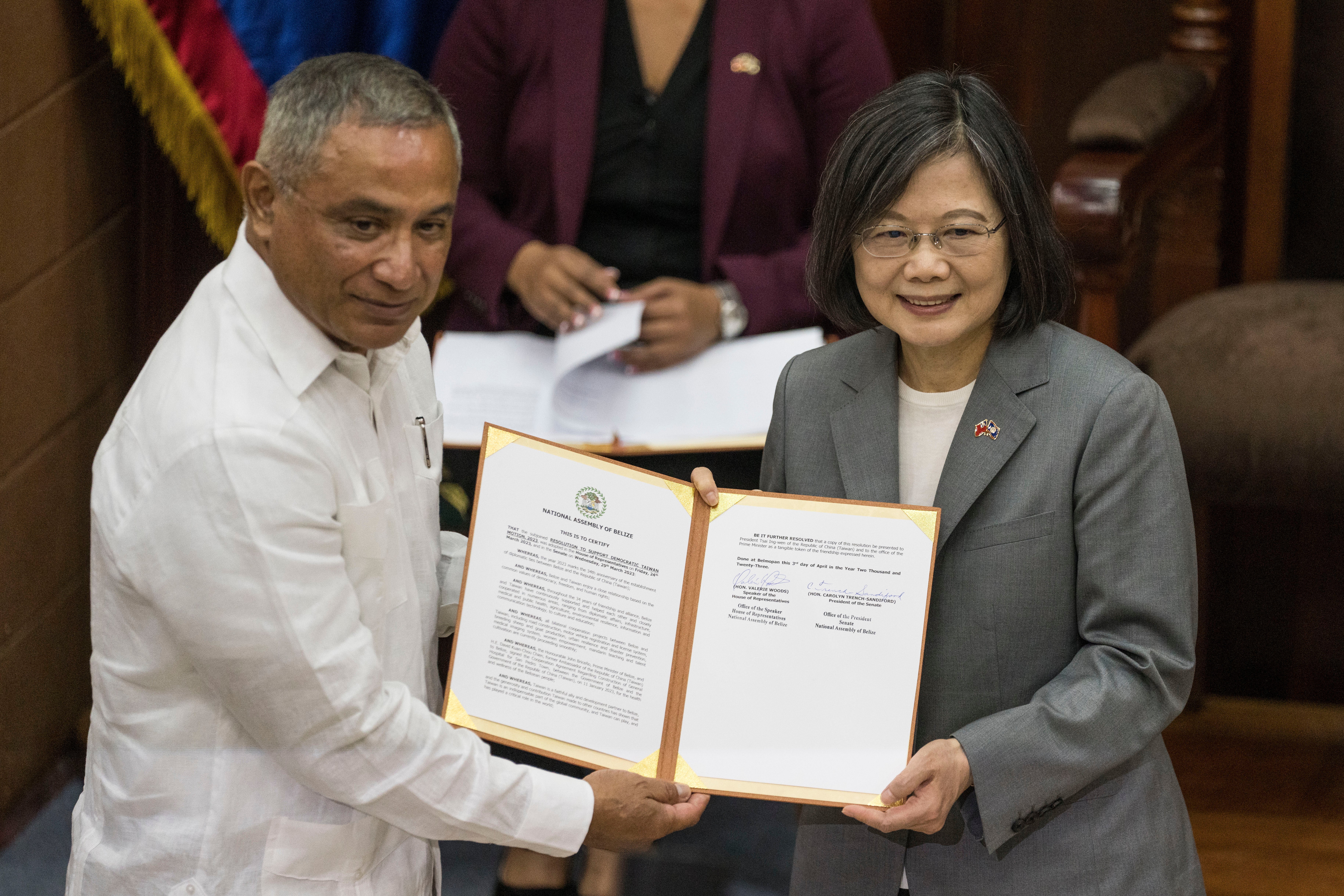 BELICE-TAIWÁN VISITA