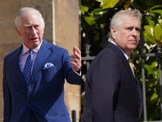 El rey Carlos está “cansado y enfurecido” por la negativa de su hermano Andrew a abandonar Royal Lodge