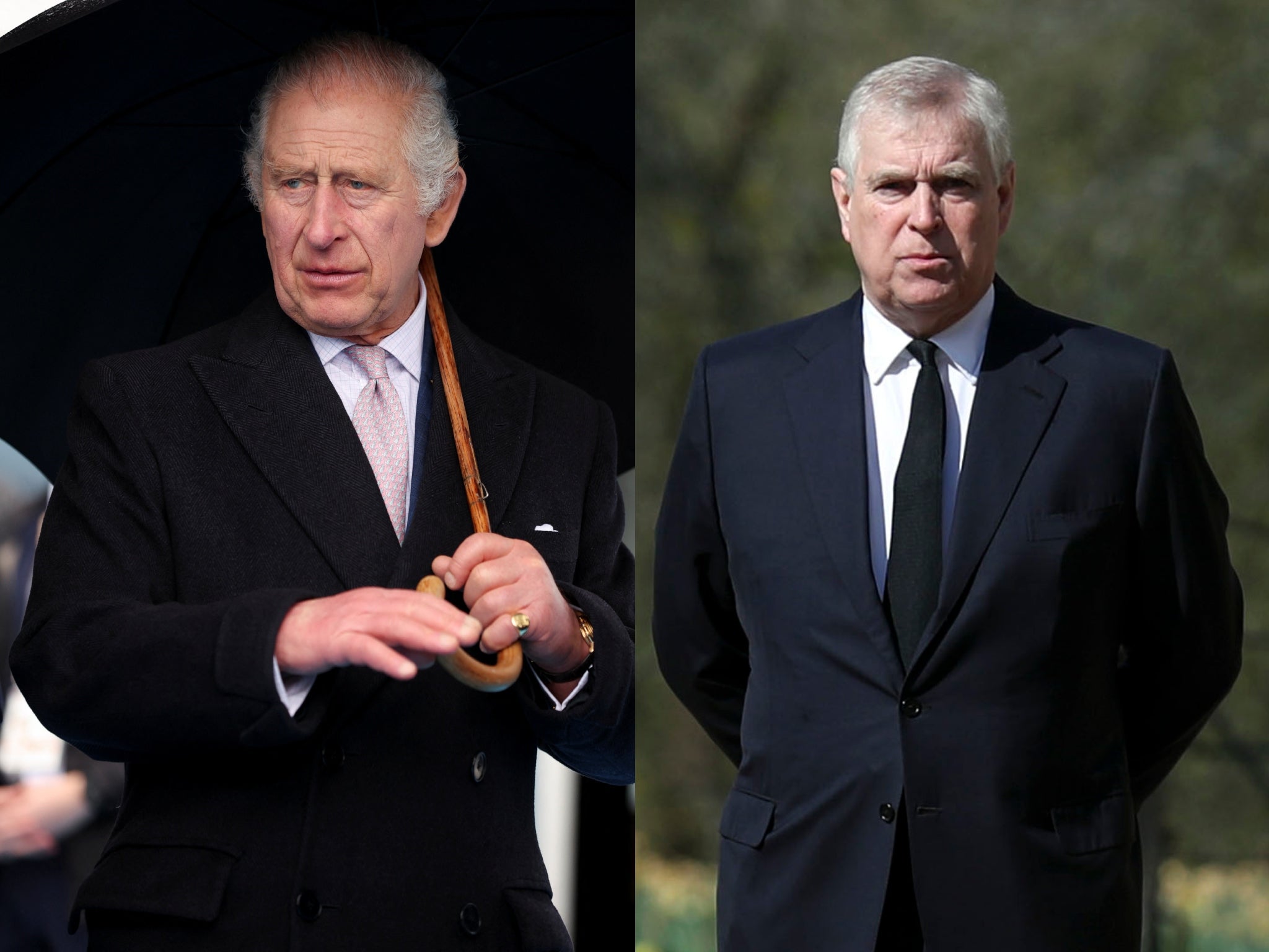 Se dice que el rey Carlos III y el duque de York están en desacuerdo por la residencia de Andrew