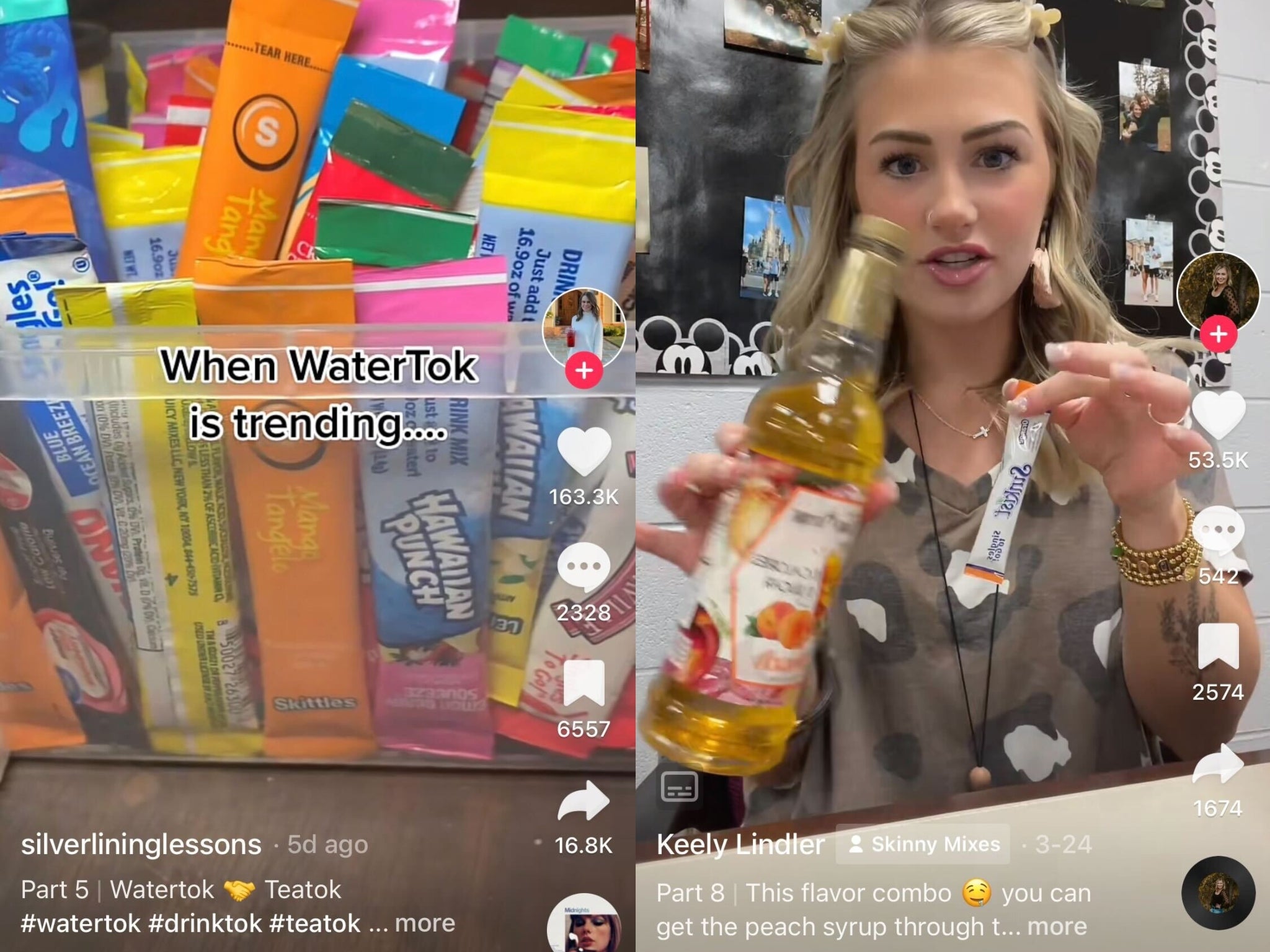 Expertos en salud advierten contra la tendencia viral de hidratación de TikTok: ‘Fíjate en los ingredientes’