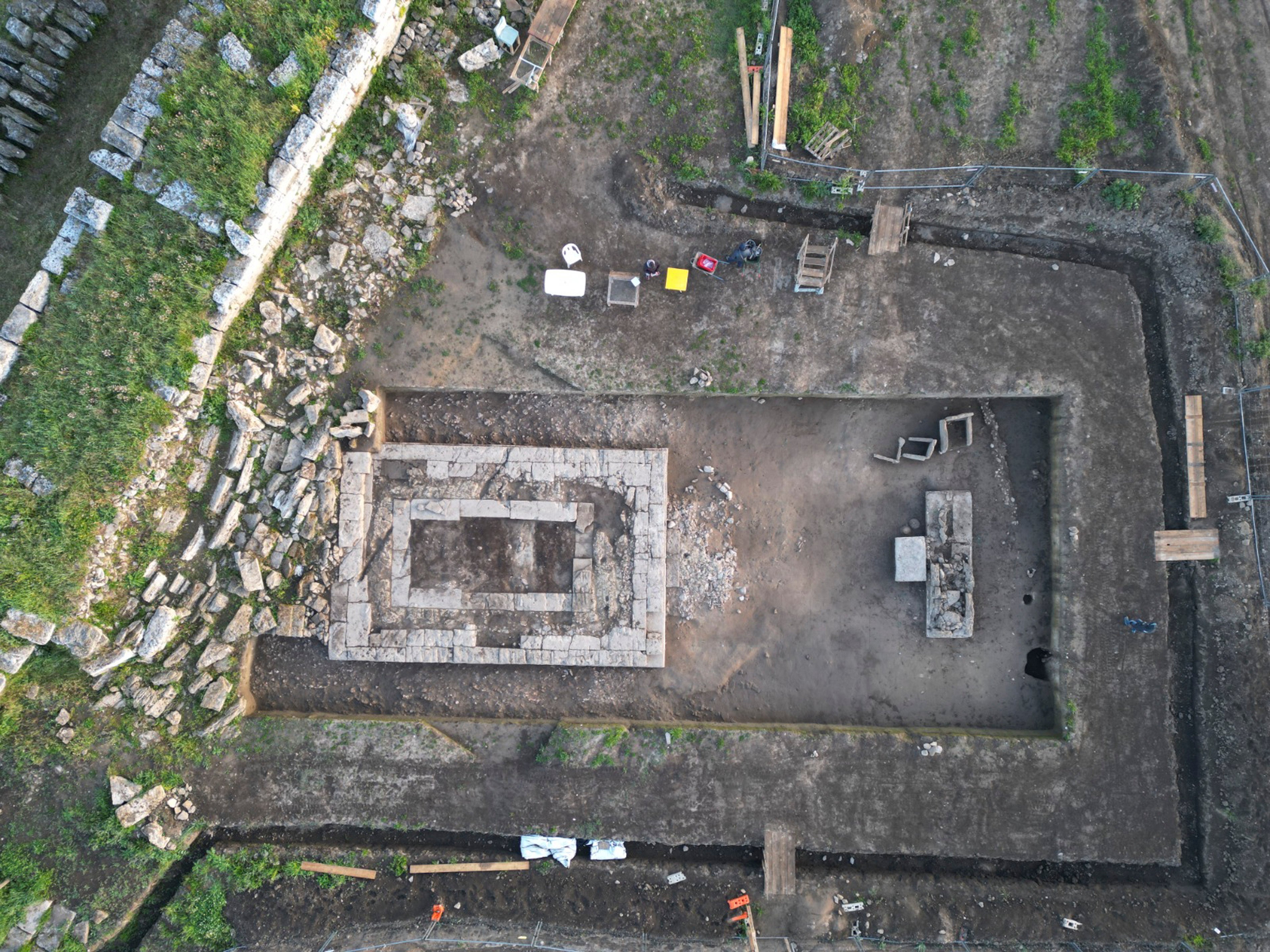 Un santuario del siglo V a. C. descubierto en Paestum