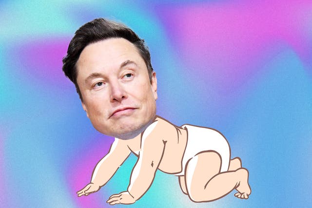 <p>Personajes de la cultura como Elon Musk, Donald Trump y Andrew Tate han sido apodados “bebés adultos” </p>
