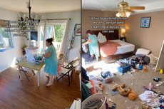 Mujer se divorcia tras evidenciar en TikTok que su esposo no limpia la casa mientras ella trabaja