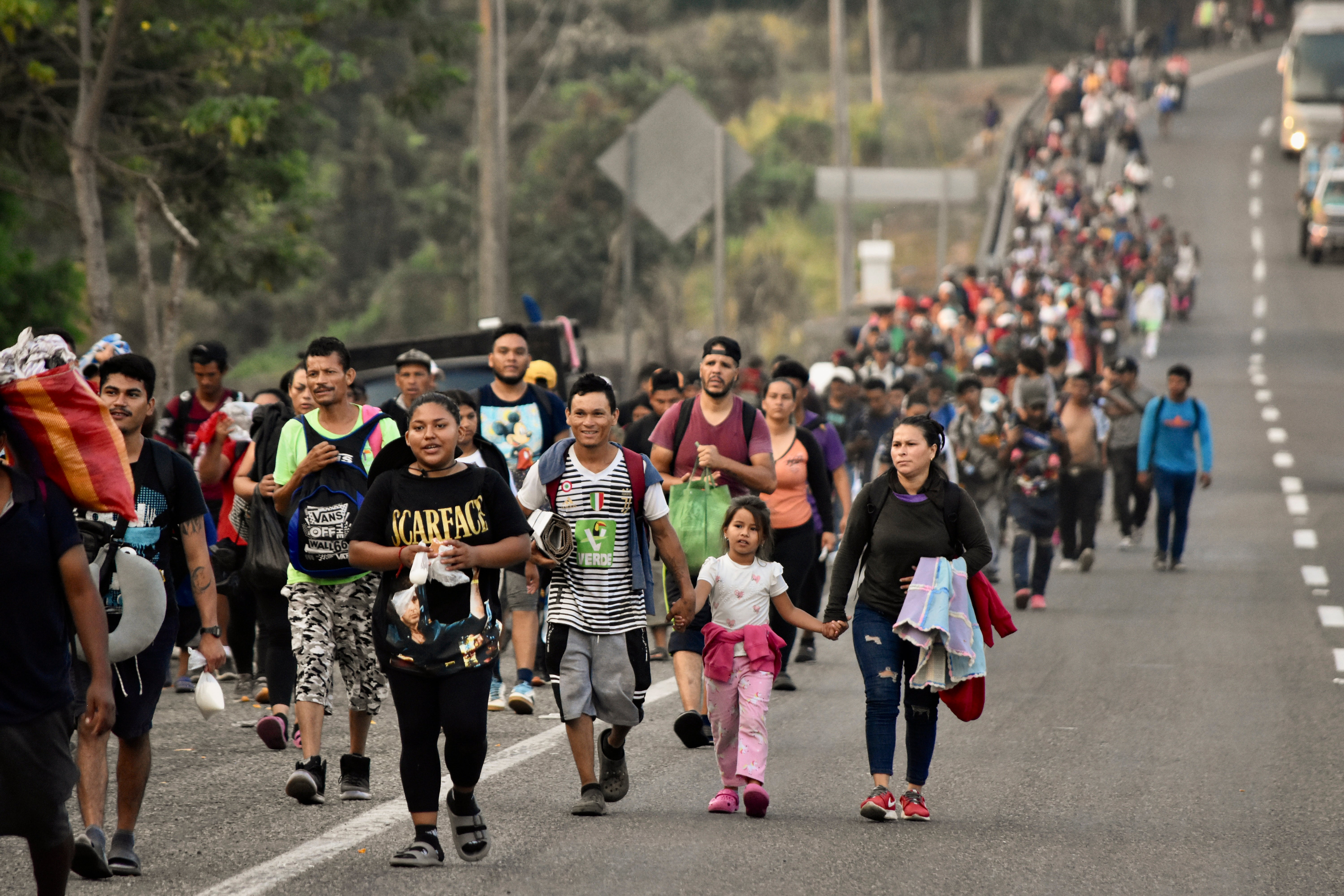 MÉXICO-PROTESTA MIGRANTES